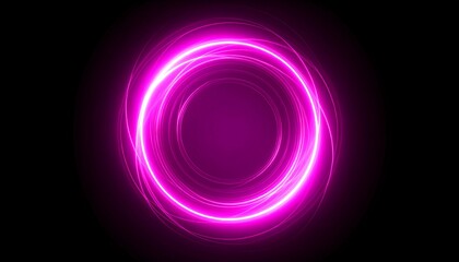 Abstract glowing pink circle (1)