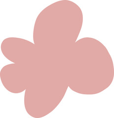 Obraz premium Abstract Blob Line Art Cloud Cluster