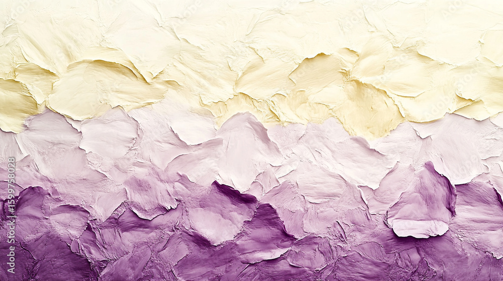 Poster smooth gradient background blending soft lilac ice and warm banana cream hues, creating a gentle, pa
