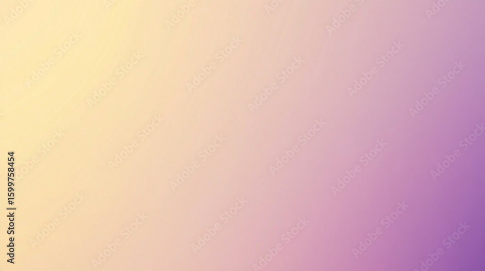 Poster smooth gradient background blending soft lilac ice and warm banana cream hues, creating a gentle, pa