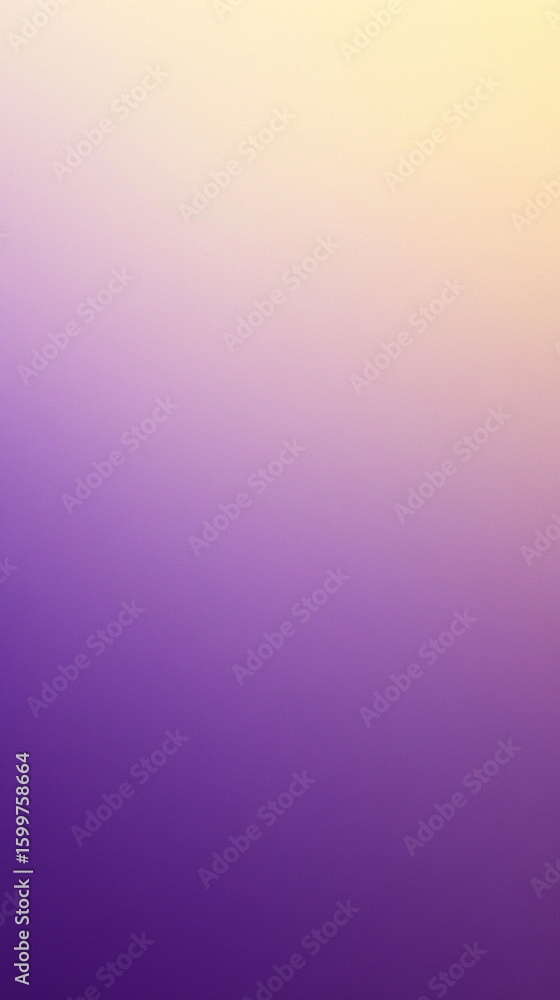 Aufkleber smooth gradient background blending soft lilac ice and warm banana cream hues, creating a gentle, pa