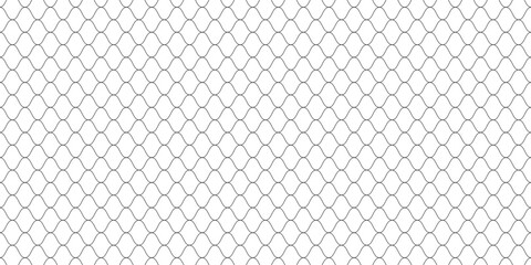 Fototapeta premium Mesh texture for fishing nets. Seamless black pattern for sportswear or soccer goal, volleyball net, basketball hoop, hockey, athletics. modern