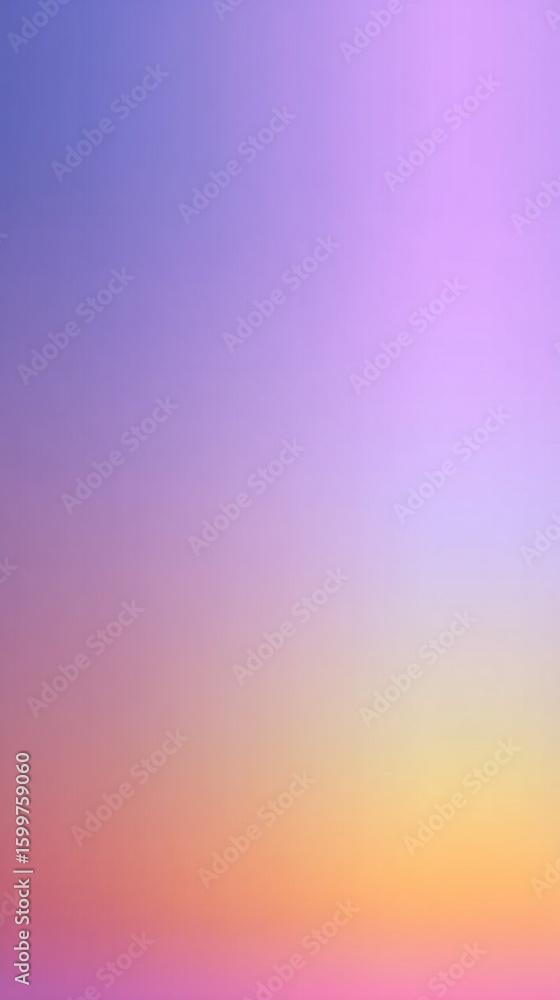 Poster smooth gradient background blending soft lilac ice and warm banana cream hues, creating a gentle, pa