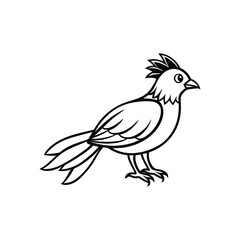 Fototapeta premium A airi Line art vector illustration.