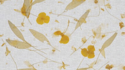 Generative AI,Pressed Flower Paper