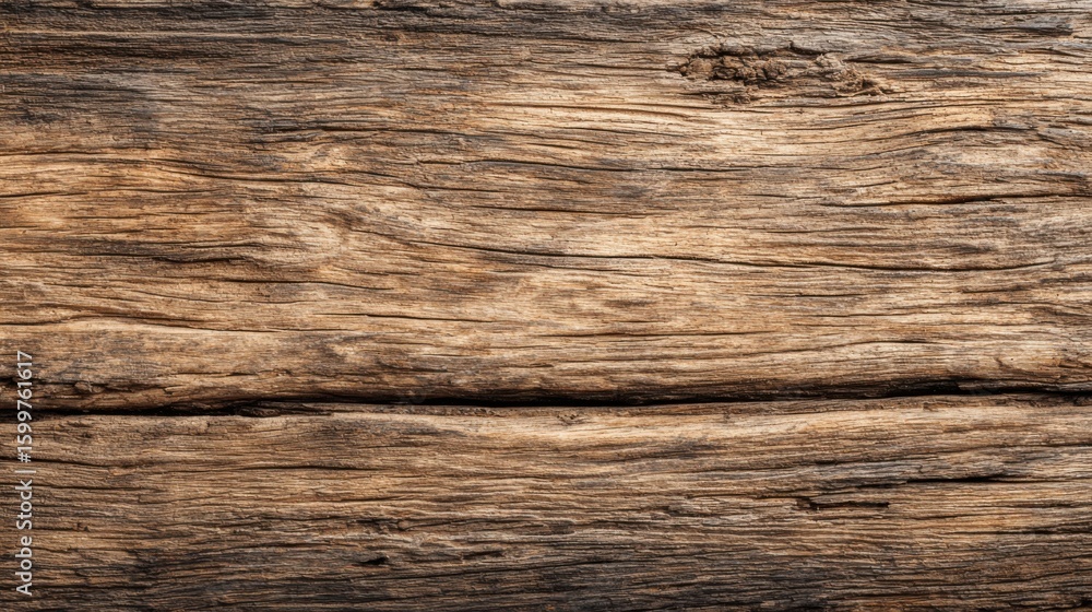 Aufkleber the surface of the wood displays intricate patterns and shades, highlighting its age and natural wea