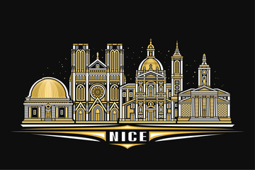 Vector illustration of Nice