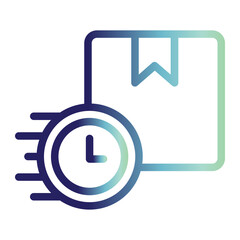 Fast Delivery Time On Line Gradient Style