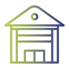 Logistics Office On Line Gradient Style