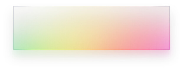 Button Glass Effect Button Rainbow Button Gradient Rectangle Banner Button Website Transparent PNG