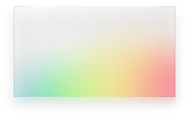 Button Glass Effect Button Rainbow Button Gradient Rectangle Banner Button Website Transparent PNG