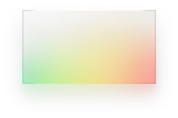 Button Glass Effect Button Rainbow Button Gradient Rectangle Banner Button Website Transparent PNG