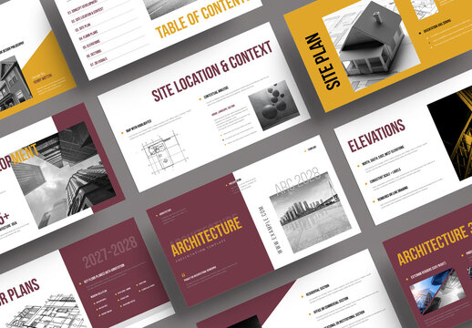 Professional Architecture Project Presentation Slides