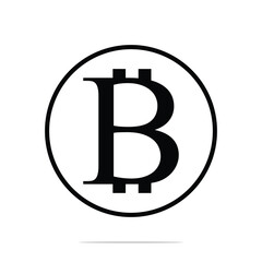 Bitcoin icon logo design. bitcoin sign and symbol. payment symbol. cryptocurrency logo . EPS 10 .