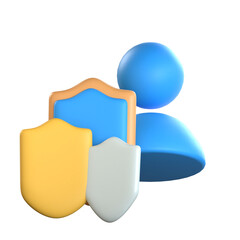 Firewall 3d icon Colorful Style