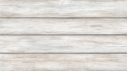 Fototapeta premium Light-colored wooden planks arranged horizontally create a versatile and contemporary surface. Ideal for backgrounds in interior design, crafts, or product displays.