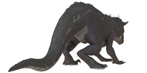 Detailed 3D render of a mythical creature