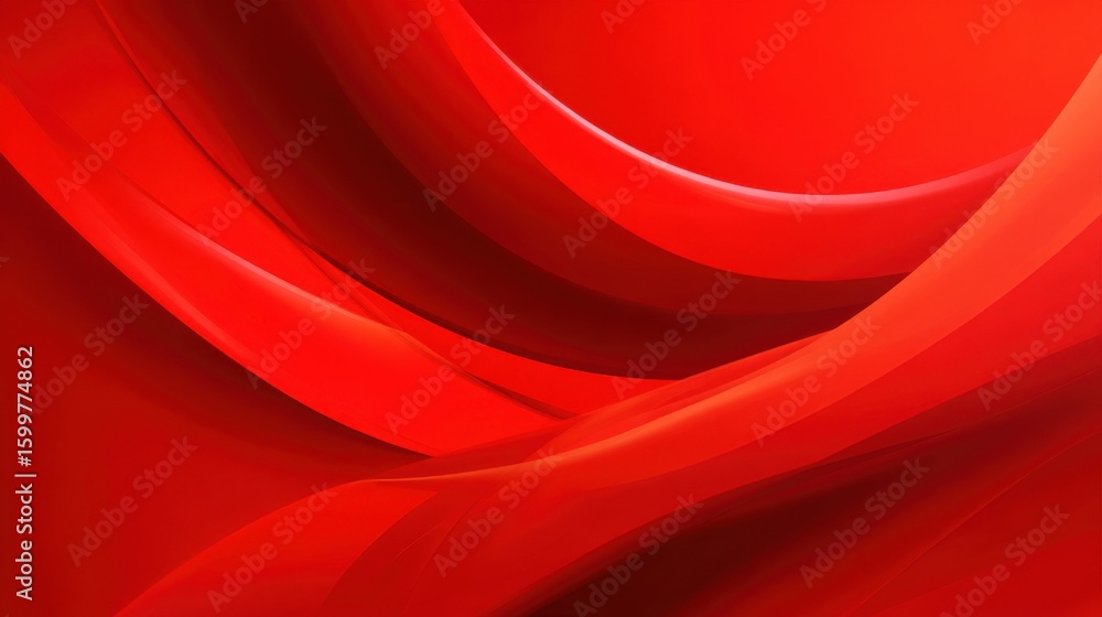 Poster bold red hues intertwine in fluid patterns, creating a striking abstract design. this visual element
