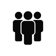 Group Icon Depicting Teamwork and Collaboration Symbolic of Community and Connection Multiple People Standing Together