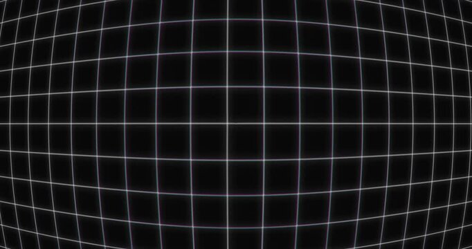Video animation line grid concave infinite repeat