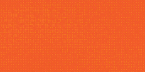 Dots halftone orange color pattern gradient texture with technology digital background. Dots pop art comics with summer background.