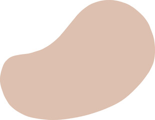 Freeform Soft Pink Rounded Blob