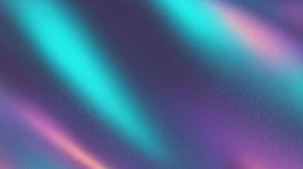Fototapeta premium smooth metallic gradients of teal and magenta with artifacting dust specks and faded glow