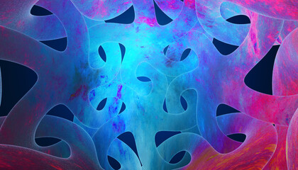 Vibrant abstract art with swirling, colorful patterns creating a dynamic visual experience.