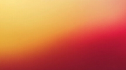 Naklejka premium Smooth gradient background transitioning from warm Spice Red to rich Honey Gold, creating a vibrant and elegant color blend ideal for design, presentation, or digital art use.