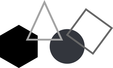 minimalist geimetric shape