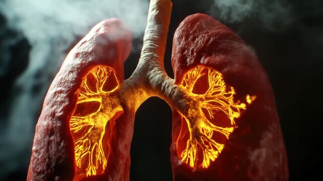 This demonstration highlights the serious impact of smoking on lung health. Viewers learn about how harmful substances affect lung function over time, leading to significant damage