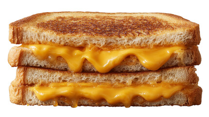 Goldenbrown grilled cheese sandwich, a classic comfort food, perfectly toasted and melted.
