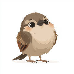 Obraz premium cute little sparrow