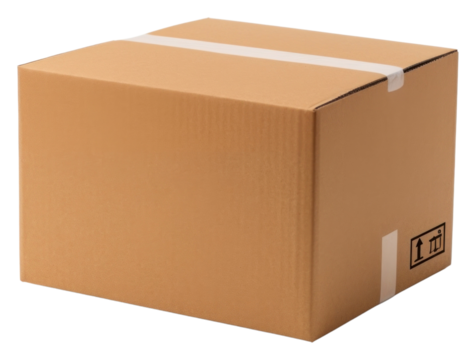 PNG Parcel box cardboard carton