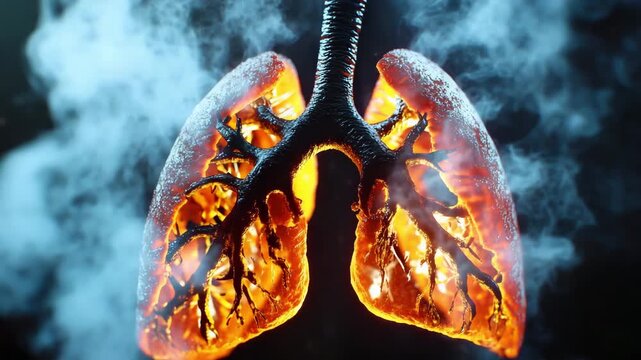 This presentation explores how smoking causes lung damage, illustrating the impact on respiratory health and the importance of prevention and cessation efforts