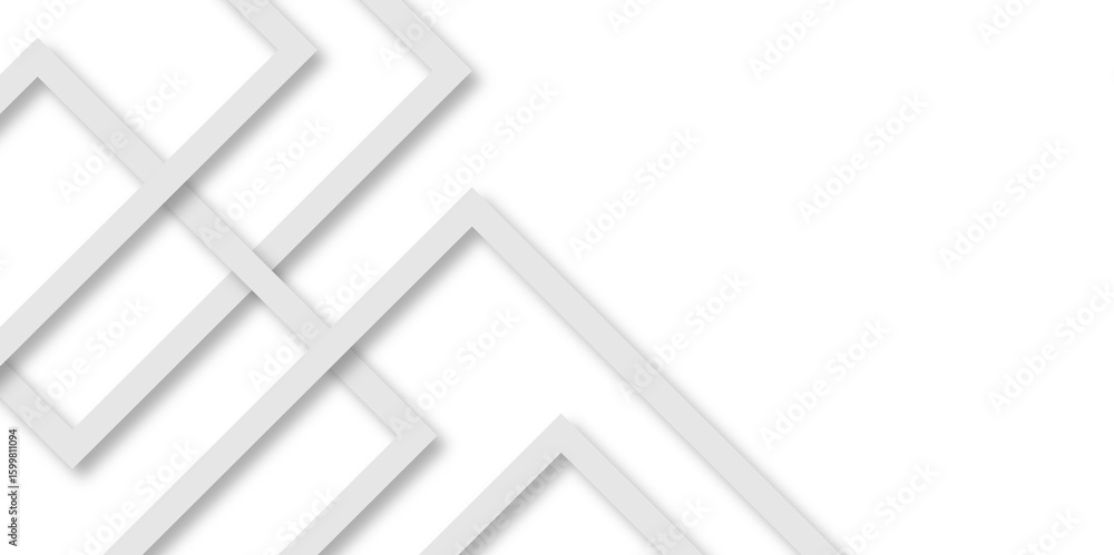 Poster white and gray vector futuristic tech glow and shinning line simple modern abstract background. mode