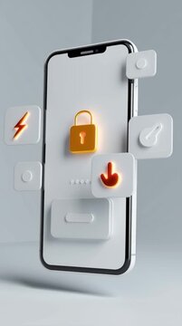 Smartphone Security and Login Screen Animation