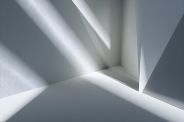 Abstract White Corner and Light