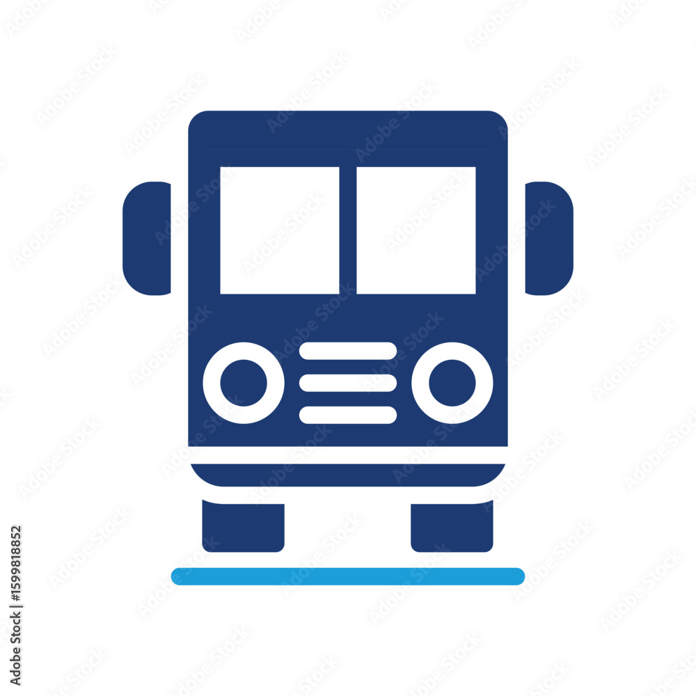 Poster transportation colored icon vector design good for web or mobile app
