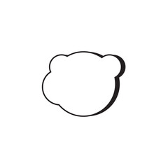 Comic speech bubble