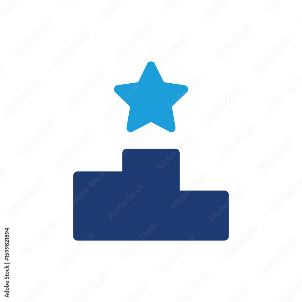 Poster ranking colored icon vector design good for web or mobile app
