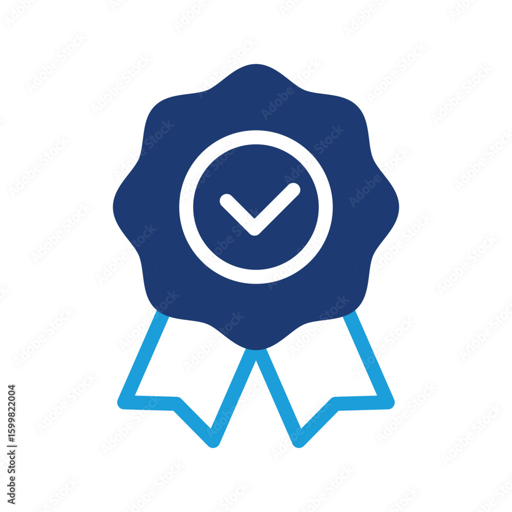 Poster achievement colored icon vector design good for web or mobile app