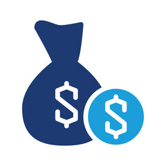 finance colored icon vector design good for web or mobile app