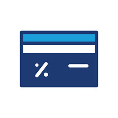 credit card colored icon vector design good for web or mobile app