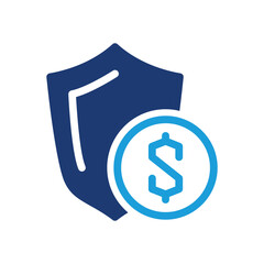 financial insurance colored icon vector design good for web or mobile app