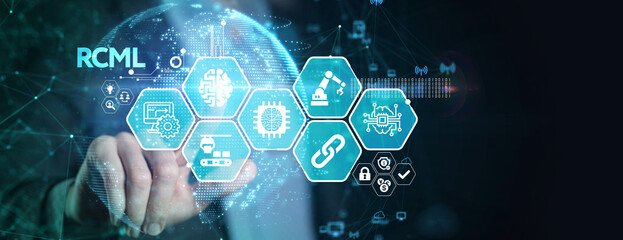 Robot Control Meta Language technology concept. RCML.