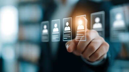 Selecting the best candidate from a digital talent pool