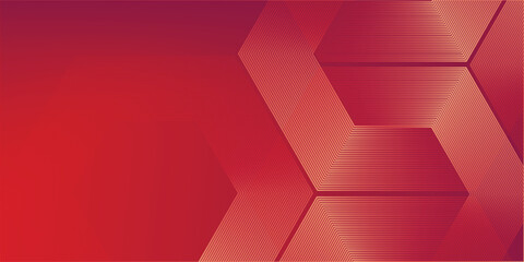 Abstract modern gradient horizontal template background. Trendy bright hexagon lines creative design. Minimal style graphic elements. vector ilustration.