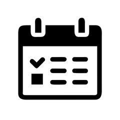 This vector design of a calendar icon illustrates  
