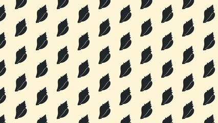 Vector conch shell pattern multicoloured